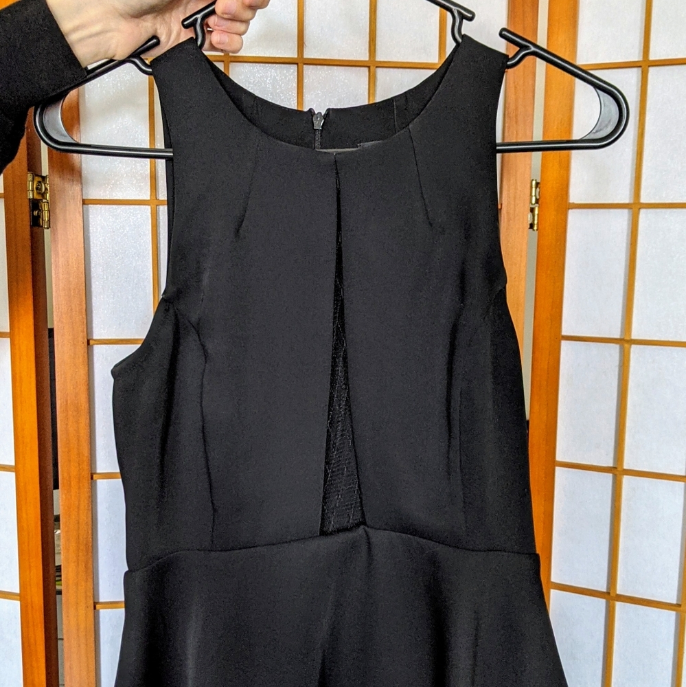 Black Peplum Trouvé blouse
